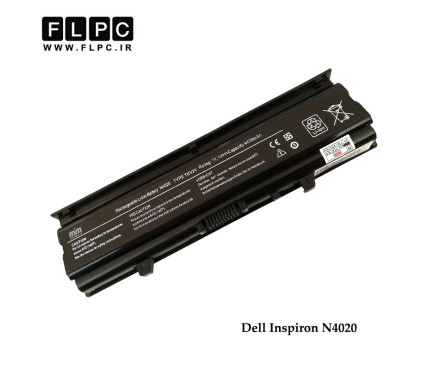 باطری لپ تاپ دل N4020 برند M&M مشکی Dell Inspiron N4020 Laptop Battery - 6Cell