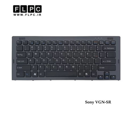 کیبورد لپ تاپ سونی Sony Laptop Keyboard VGN-SR مشکی-اینتر کوچک-بافریم نوک مدادی