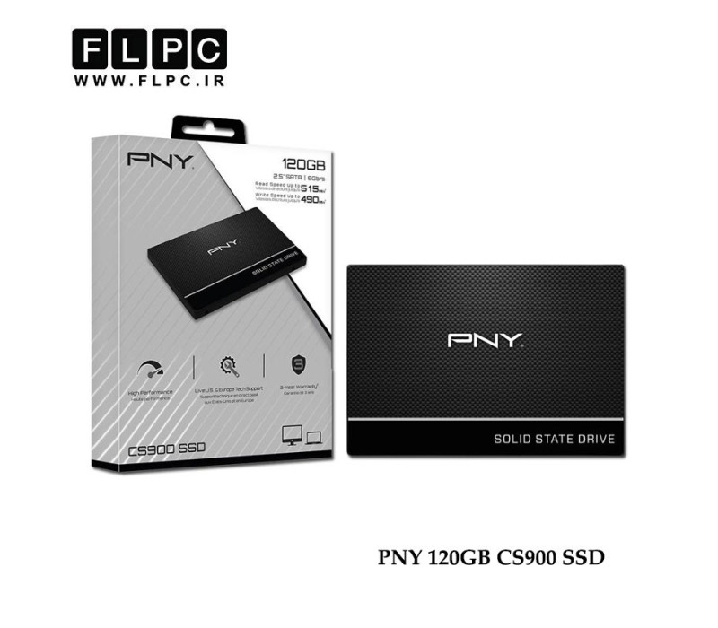 اس اس دی پی ان وای مدل CS900 ظرفیت 120 گیگابایت PNY CS900 120GB 2.5" SATA III SSD