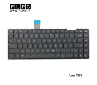 کیبورد لپ تاپ ایسوس X452 مشکی-اینتر کوچک-بدون فریم Asus X452 Laptop Keyboard