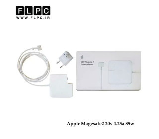 آداپتور لپ تاپ اپل مگ سیف 2 20V 4.25a با پک Apple Magsafe2 20V 4.25a 85W Laptop Adaptor