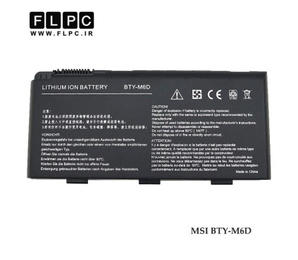 باطری لپ تاپ ام اس آی BTY-M6D مشکی MSI BTY-M6D Laptop Battery