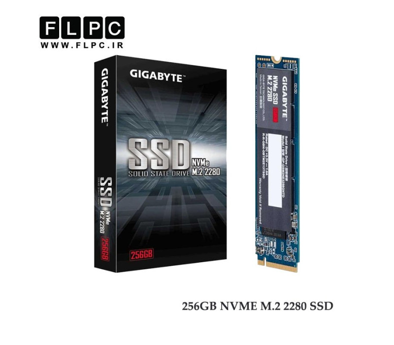 اس اس دی 256 گیگابایت مدل NVME M.2 2280 مشکی GIGABYTE 256GB NVME M.2 2280 SSD