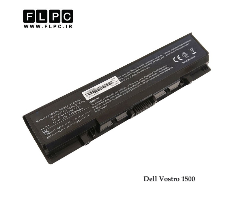 باطری لپ تاپ دل 1500 مشکی Dell Vostro 1500 Laptop Battery - 6cell