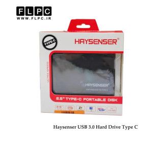 باکس هارد لپ تاپ 2.5 اینچ Type-C مدل Haysenser مشکی Haysenser TYPE-C 2.5 Micro Portable box Sata