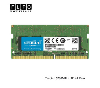 رم لپ تاپ 8 گیگابایت DDR4 تک کاناله 3200 مگاهرتز کروشیال مدل CT8G4SFRA32A