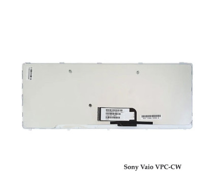 کیبورد لپ تاپ سونی Sony Vaio VPC-CW سفید - با فریم