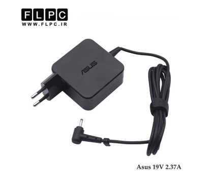 آداپتور لپ تاپ ایسوس 19 ولت 2.37 آمپر 45 وات _ 1.1*3.0 مربعی زنبوکی سرریز