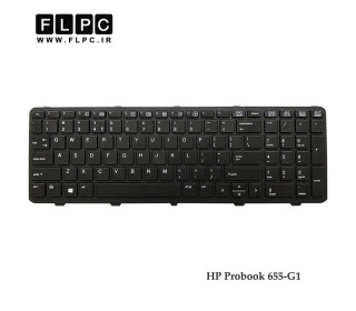 کیبورد لپ تاپ اچ پی HP Probook 655-G1 مشکی-بافریم