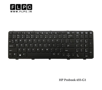 کیبورد لپ تاپ اچ پی HP Probook 655-G1 مشکی-بافریم