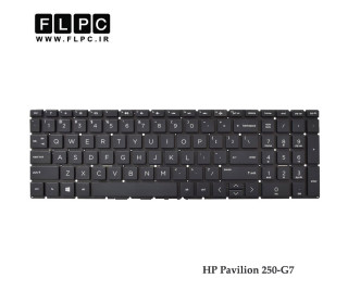 کیبورد لپ تاپ اچ پی HP Pavilion 250-G7 بدون فریم - اینتر کوچک