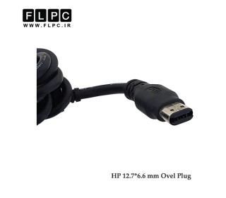 کابل آداپتور لپ تاپ اچ پی 6.6*12.7 سر بیضی