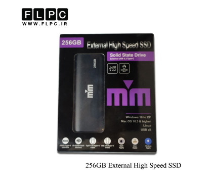 هارد SSD اکسترنال 256 گیگابایت Type C برند MM