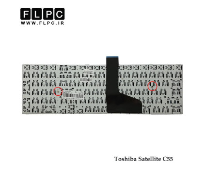 کیبورد لپ تاپ توشیبا Toshiba Satellite C55 مشکی