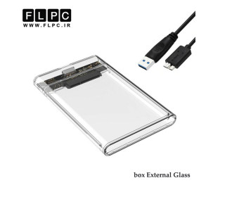 باکس هارد لپ تاپ 2.5inch USB3.0 مدل Glass
