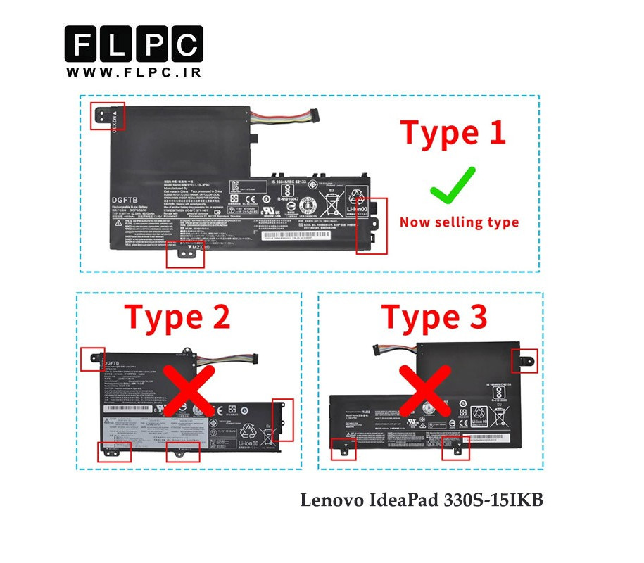 Lenovo IdeaPad 330S-15IKB Laptop Battery - L15M3PB0