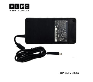 آداپتور لپ تاپ اچ پی 200 وات 19.5 ولت 10.3 آمپر _ 5.0 * 7.4 سر دلی - کابل PC