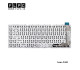 کیبورد لپ تاپ ایسوس Asus X441 با دکمه پاور- اینتر کوچک - بدون فریم