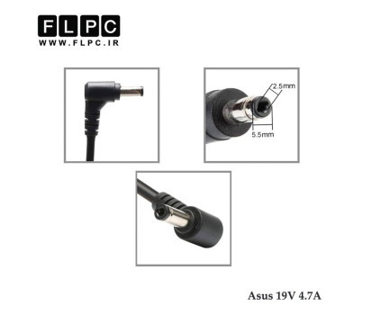 آداپتور لپ تاپ ایسوس Asus 19V 4.7A Org Plus _5.5*2.5 مربعی