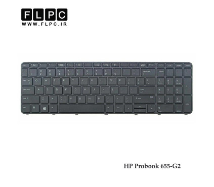 کیبورد لپ تاپ اچ پی HP Probook 655-G2 مشکی-بافریم