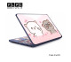 استیکر لپ تاپ مدل Cute Cat 01 به همراه برچسب حروف فارسی