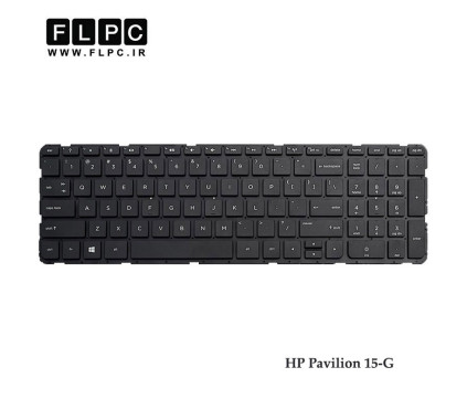 کیبورد لپ تاپ اچ پی HP Pavilion 15-G اینتر کوچک - بدون فریم
