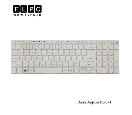 کیبورد لپ تاپ ایسرAcer Aspire E5-571 اینتر کوچک -بدون فریم