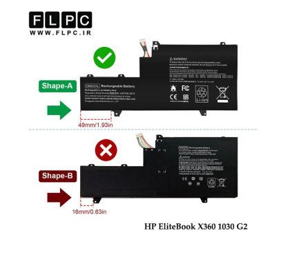 باتری لپ تاپ اچ پی HP EliteBook X360 1030 G2 _OM03XL -4700mAh برند MM