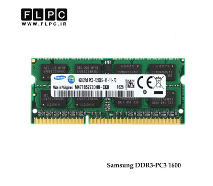 رم لپ تاپ 4 گیگ Samsung DDR3-PC3 (1600-12800)