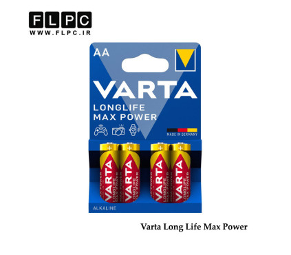 باتری قلمی وارتا مدل Long Life Max Power بسته 4 عددی