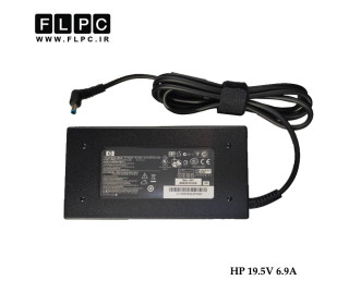 آداپتور لپ تاپ اچ پی HP 19V 6.9A Org Plus _4.5*3.0 سرفیش آبی