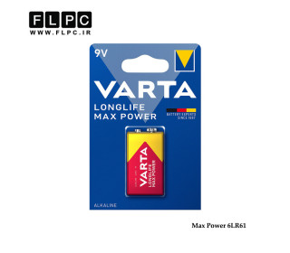 باتری کتابی وارتا مدل Long Life Max Power 6LR61