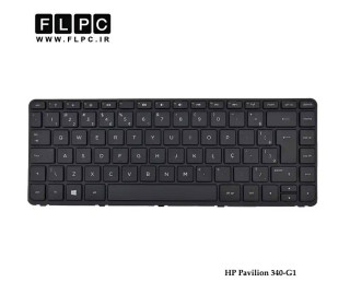 کیبورد لپ تاپ اچ پی HP Pavilion 340-G1 مشکی -بافریم
