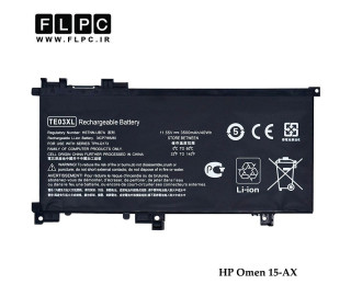 باطری لپ تاپ اچ پی 15-AX مشکی - داخلی HP Omen 15-AX Laptop Battery - TE03XL