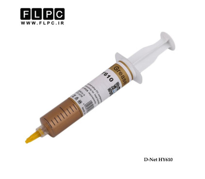 خمیر سیلیکون D-Net مدل HY610 وزن 30 گرم طلایی