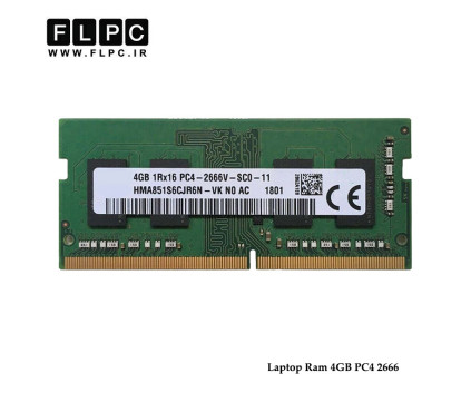رم لپ تاپ 4 گیگ DDR4-PC4 (2666) دست دوم