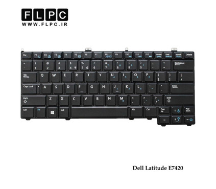 کیبورد لپ تاپ دل Dell Latitude E7420 مشکی-بدون فریم