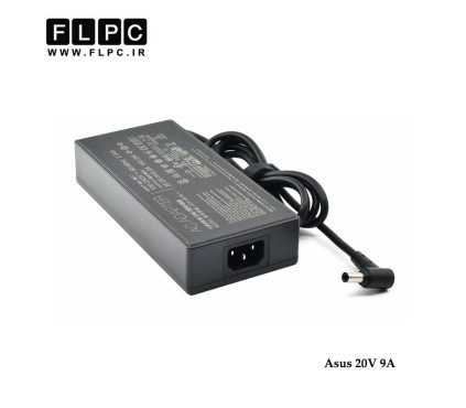 آداپتور لپ تاپ ایسوس Asus 20V 9A Slim Org Plus _6.0*3.7 کابل PC - سوزن دار