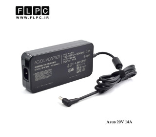آداپتور لپ تاپ ایسوس Asus 20V 14A Slim Org _6.0*3.7 کابل PC - سوزن دار