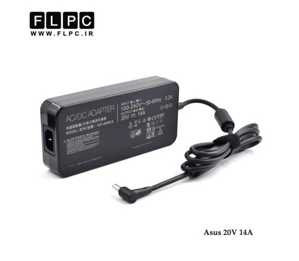آداپتور لپ تاپ ایسوس Asus 20V 14A Slim Org _6.0*3.7 کابل PC - سوزن دار