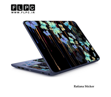 استیکر لپ تاپ راتیانا مدل But-04 به همراه برچسب حروف فارسی