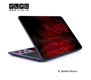 استیکر لپ تاپ راتیانا طرح سنگ مرمر مدل R_marble به همراه برچسب حروف فارسی