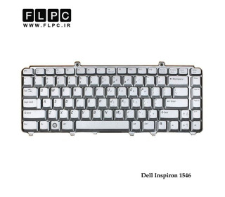 کیبورد لپ تاپ دل Dell Inspiron 1546 نقره ای