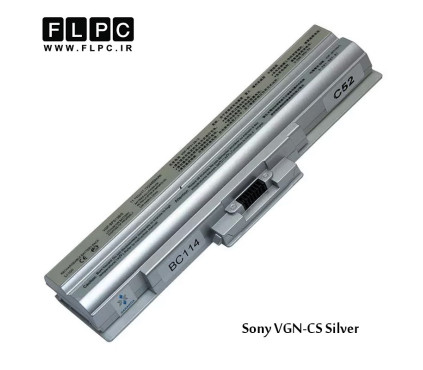 باتری لپ تاپ سونی Sony VGN-CS _4400mAh نقره ای