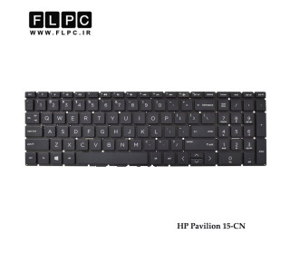کیبورد لپ تاپ اچ پی HP Pavilion 15-CN مشکی-بدون فریم-اینتر کوچک
