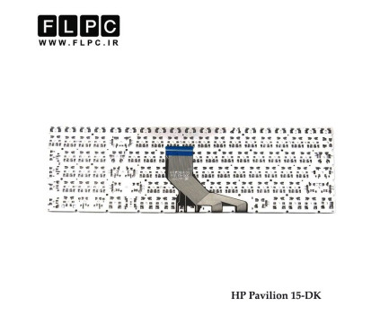کیبورد لپ تاپ اچ پی HP Pavilion 15-DK مشکی-بدون فریم-اینتر کوچک