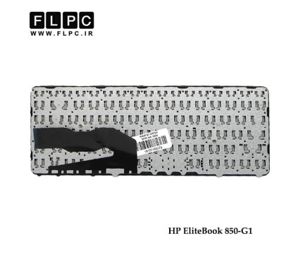 کیبورد لپ تاپ اچ پی HP EliteBook 850-G1 مشکی-بدون موس-بافریم نقره ای