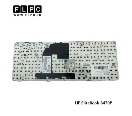 کیبورد لپ تاپ اچ پی HP EliteBook 8470P مشکی-بدون موس-با فریم نقره ای
