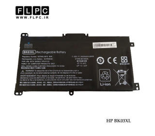 باتری لپ تاپ اچ پی HP BK03XL _3400mAh برند MM