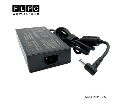 آداپتور لپ تاپ ایسوس Asus 20V 12A Slim Org Plus _6.0*3.7 کابل PC-سوزن دار